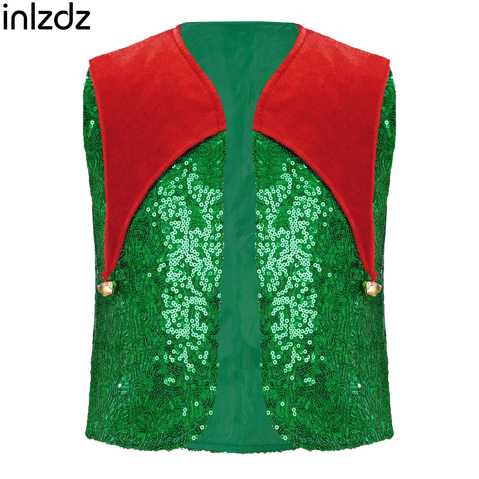 Elf Costume Christmas - Детский рождественский жилет унисекс в стиле