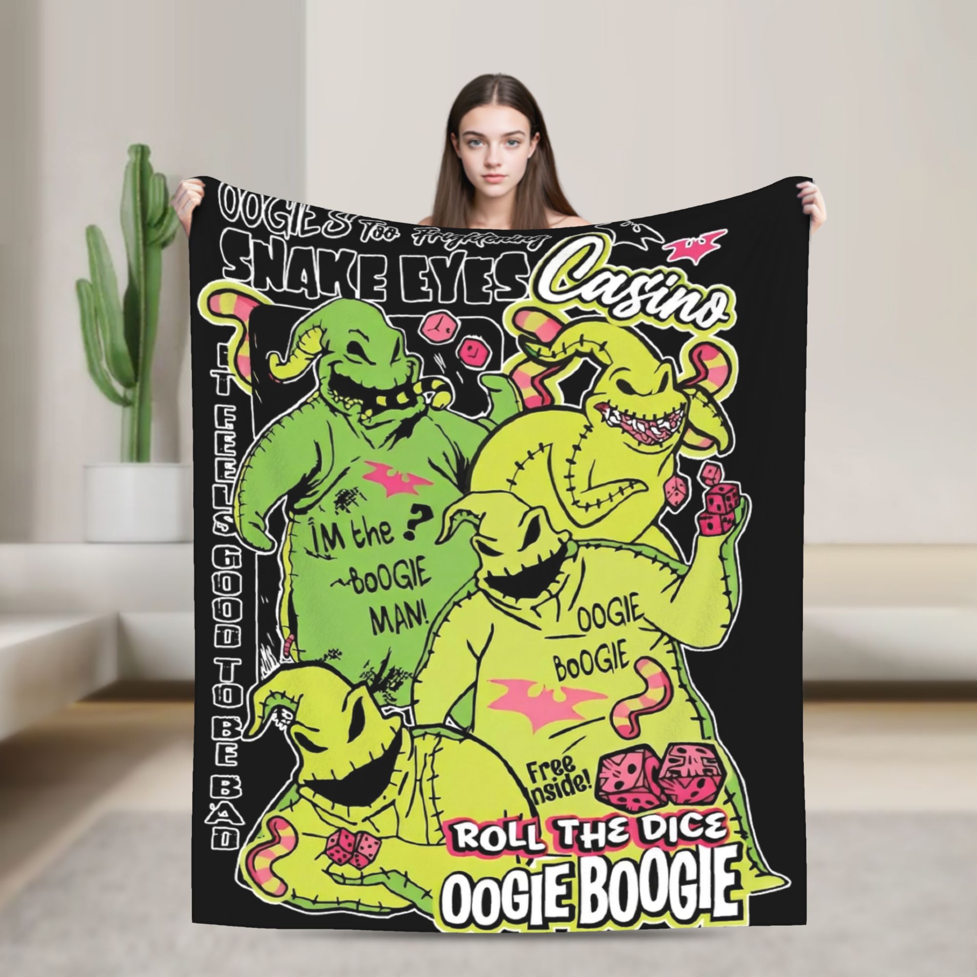 Christmas Throw Blanket - Одеяло «Кошмар перед Рождеством» с Уги