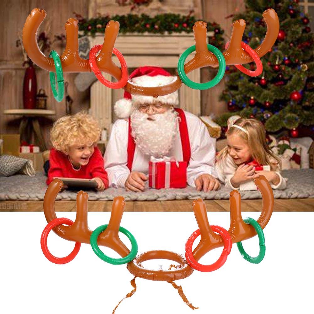 Reindeer Antlers Headband - Забавный новогодний подарок: надувная повязка на