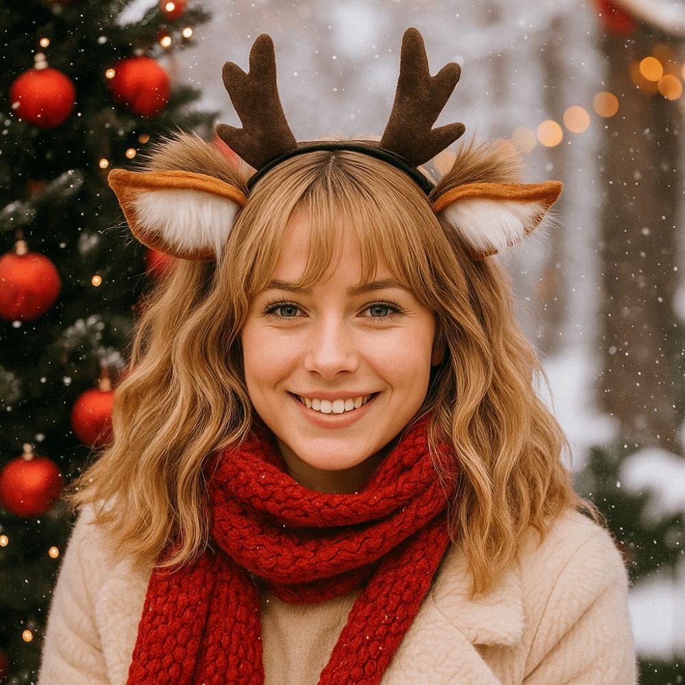 Универсальный ободок для волос – обзор и цена Reindeer Antlers Headband