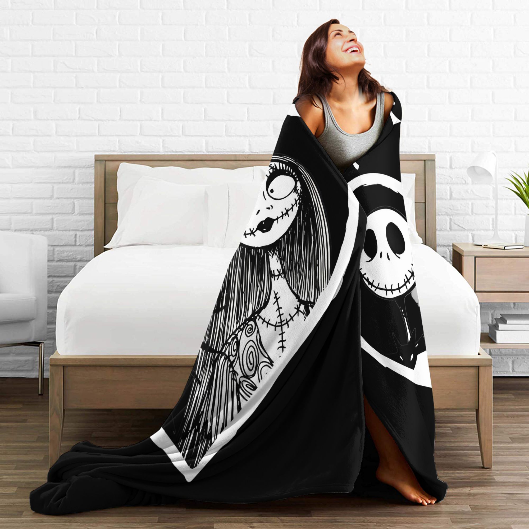 Джек Скеллингтон: Навсегда вме – обзор и цена Christmas Throw Blanket