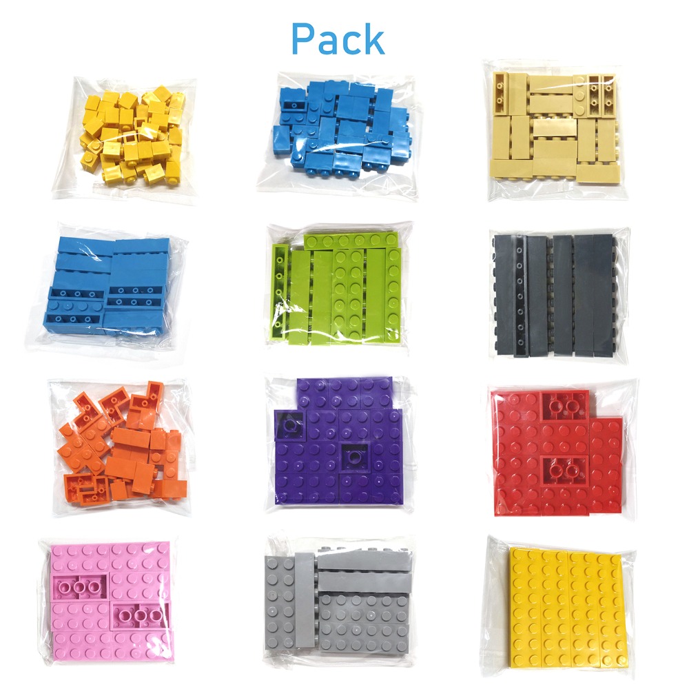 200 шт. 2x4 точек DIY строител – обзор и цена Lego Set Creator