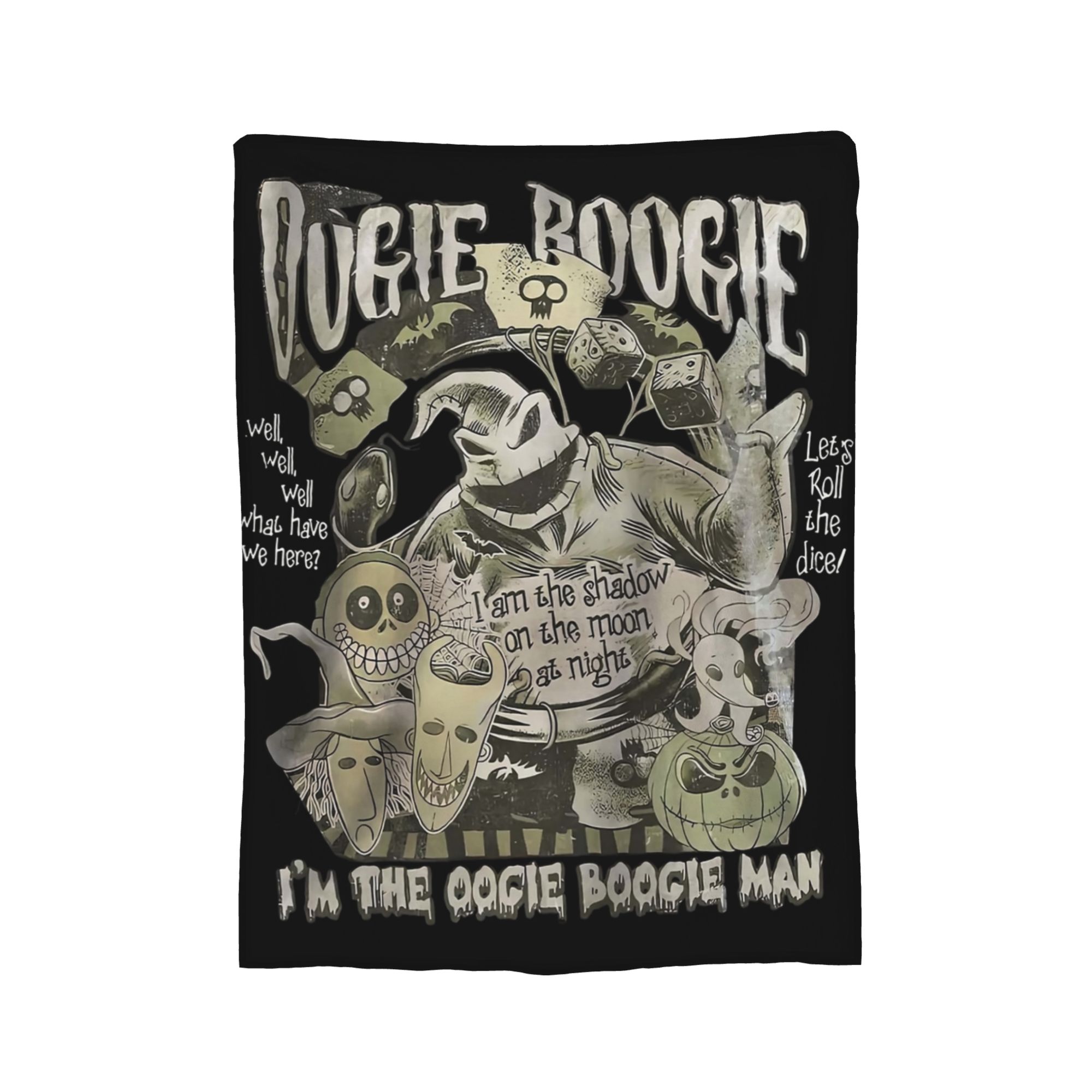 Фланелевый плед «Кошмар перед  – обзор и цена Christmas Throw Blanket