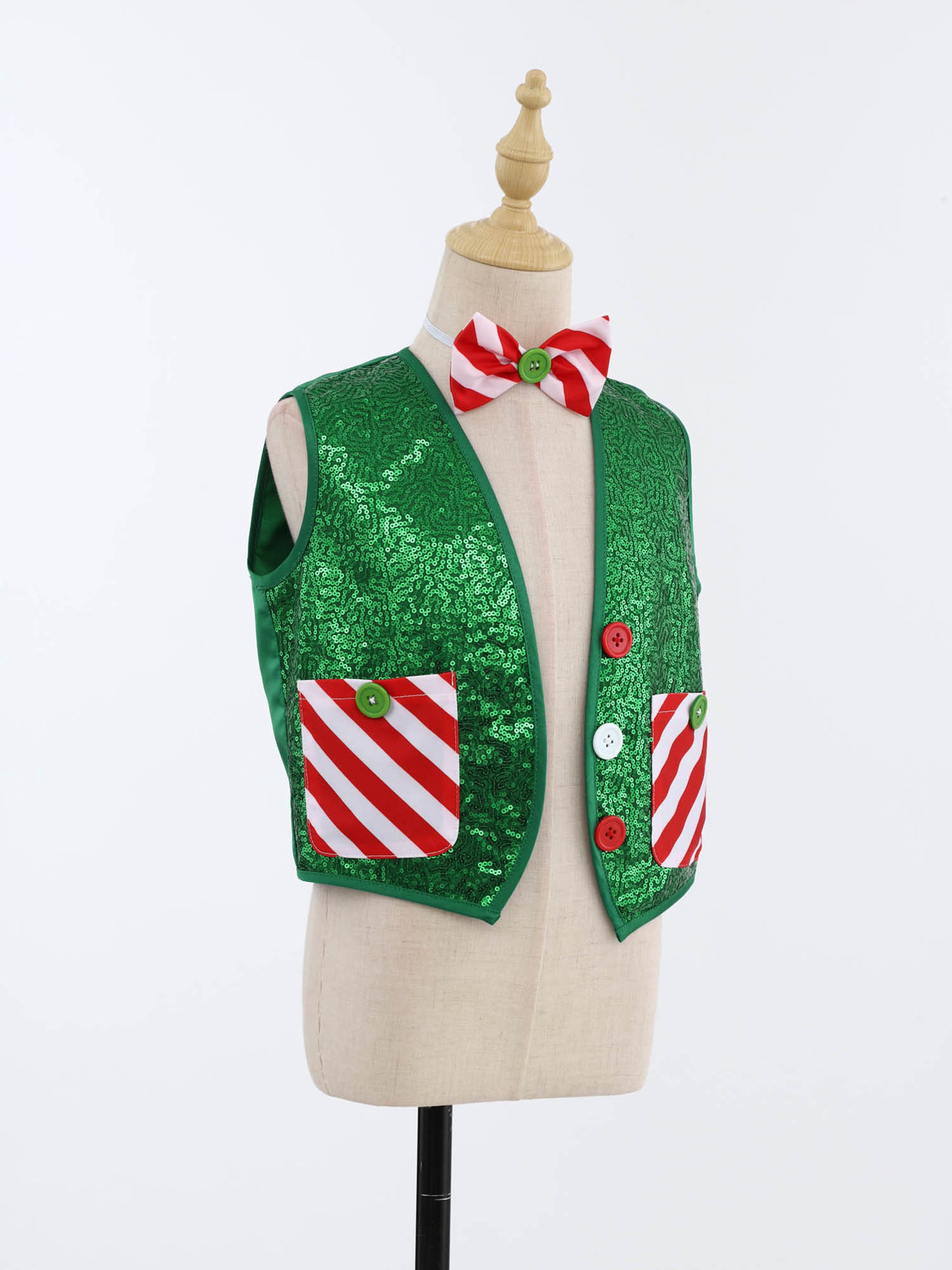 Рождественский жилет Санта-Эль – обзор и цена Elf Costume Christmas