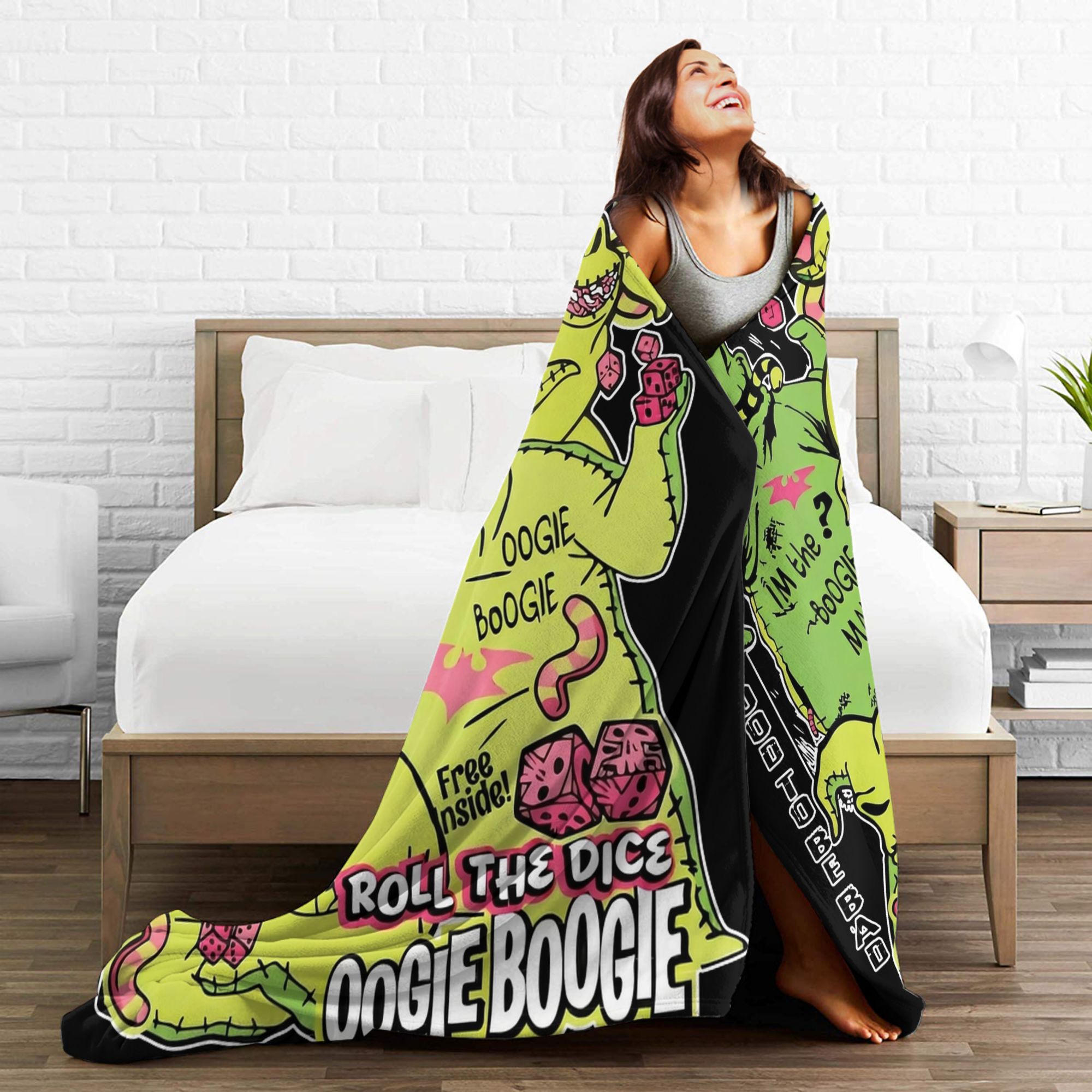 Одеяло «Кошмар перед Рождество – обзор и цена Christmas Throw Blanket
